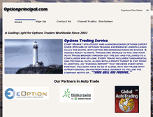 Tablet Screenshot of optionprincipal.com